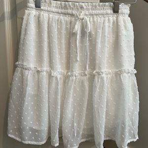 Princess Polly white skirt